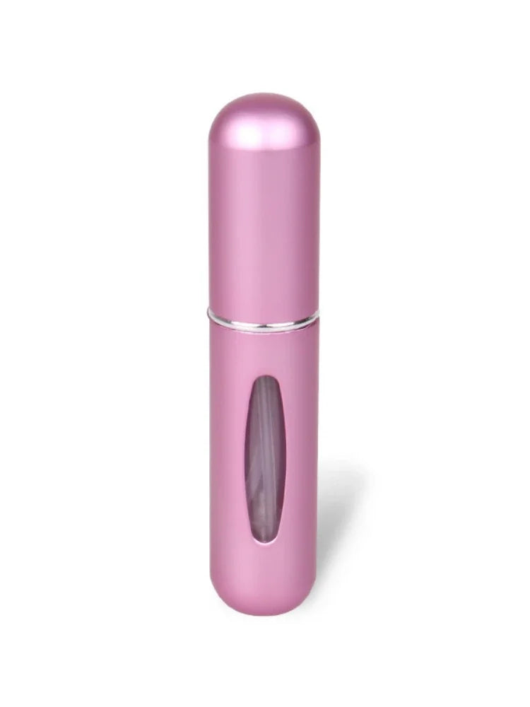 5ml Portable Refillable Perfume Bottle Liquid Empty Container Mini Aluminum Spray Alcochol Atomizer for Travel