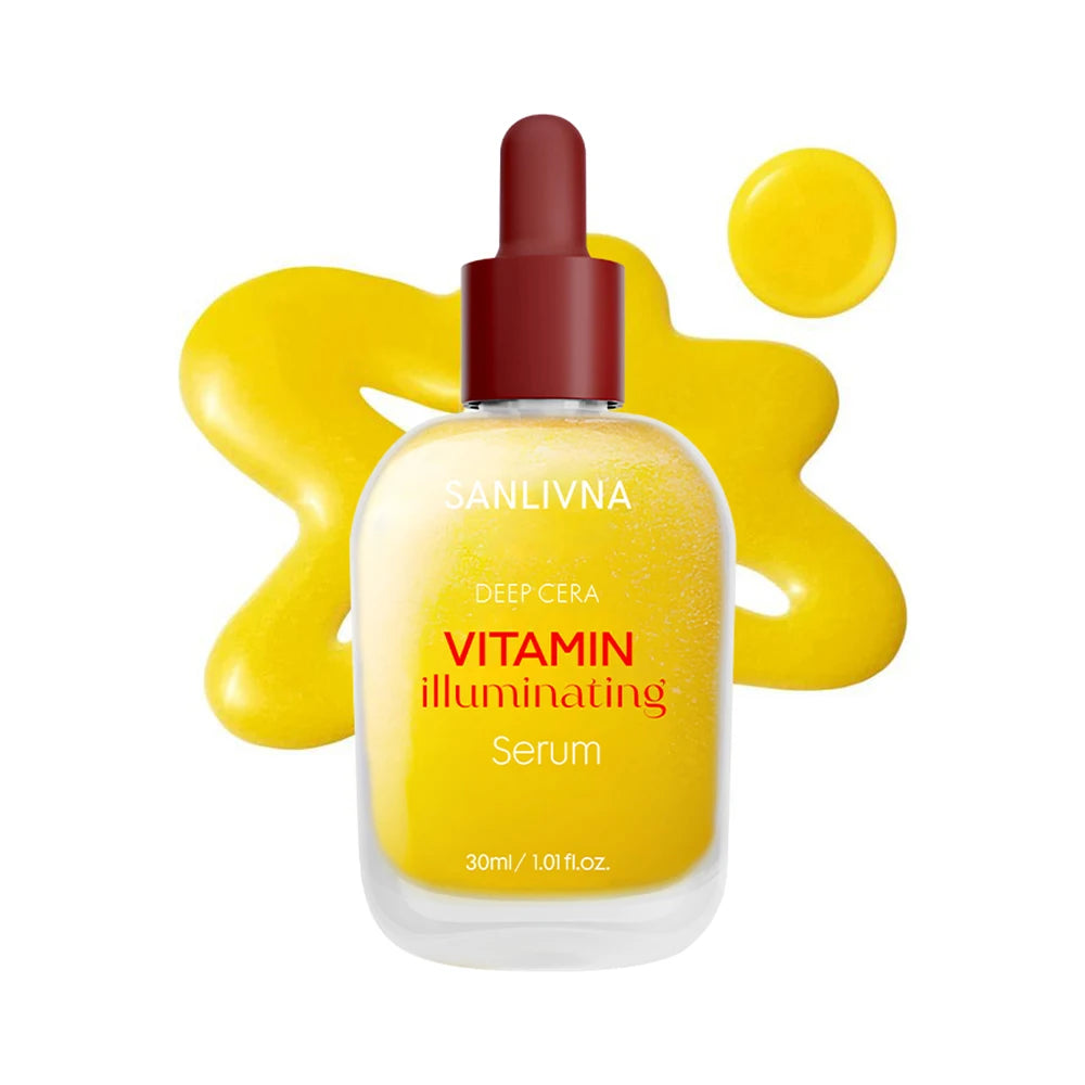 Vitamin C Niacinamide Serum Facial Care Brightens Skin Tone Bakuchiol Pore Improvement And Cleansing Rich Formula