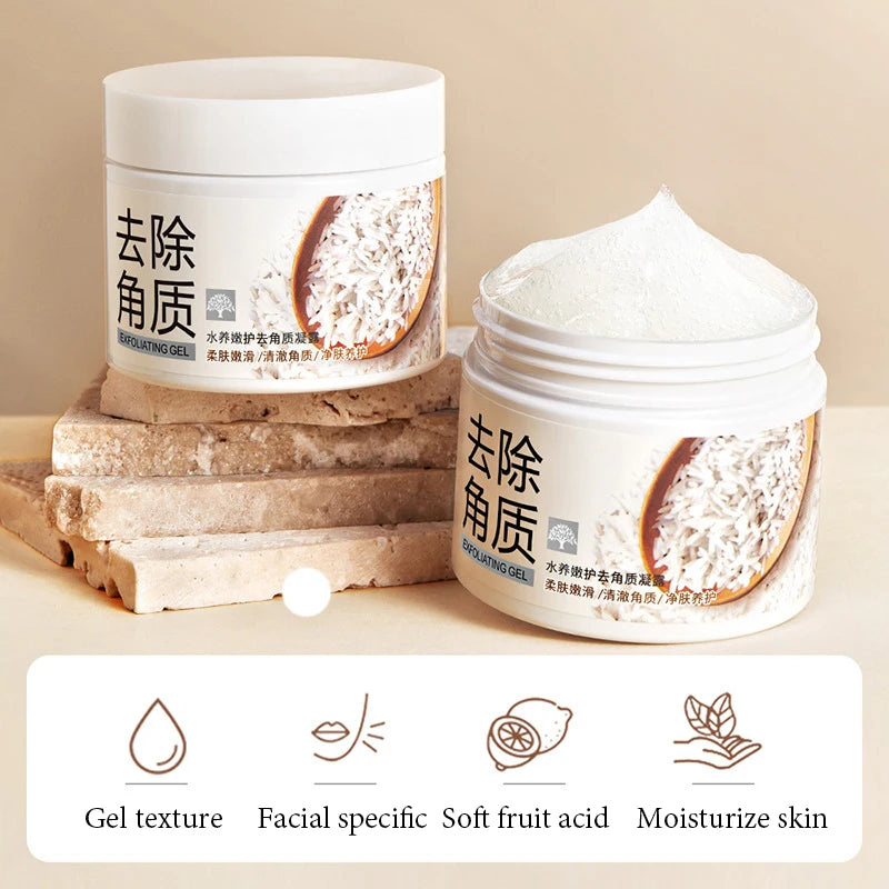 BIOAQUA White Rice Face Exfoliating Gel Moisturizing Cream Nourishing skincare Facial Scrub Facial Cream Skin Care
