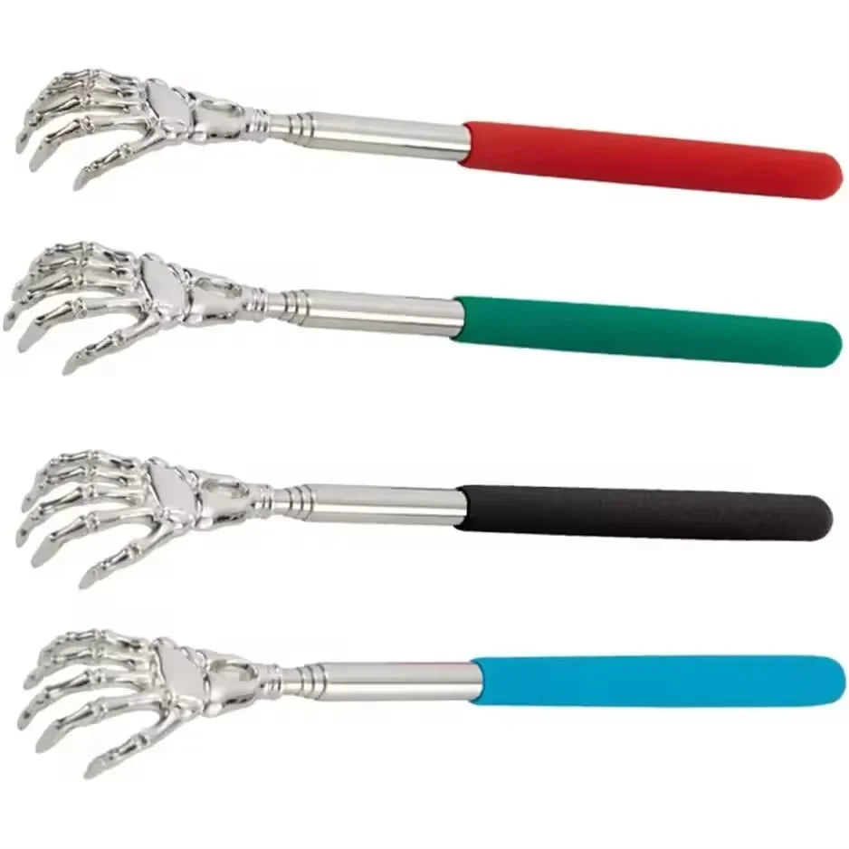 Portable Stainless Steel Telescopic Back Scratcher Extendable Scratcher Back Massager Tool For Blood Circulation Relax Health