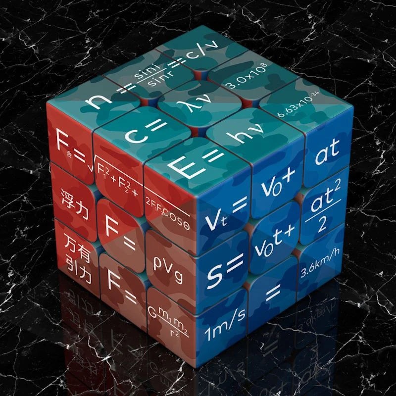 3x3x3 Magic Cube Chemical Periodic Table Physics 3x3 Cube Students Mathematics English Formula Kids Learning Toy Magico Cubo