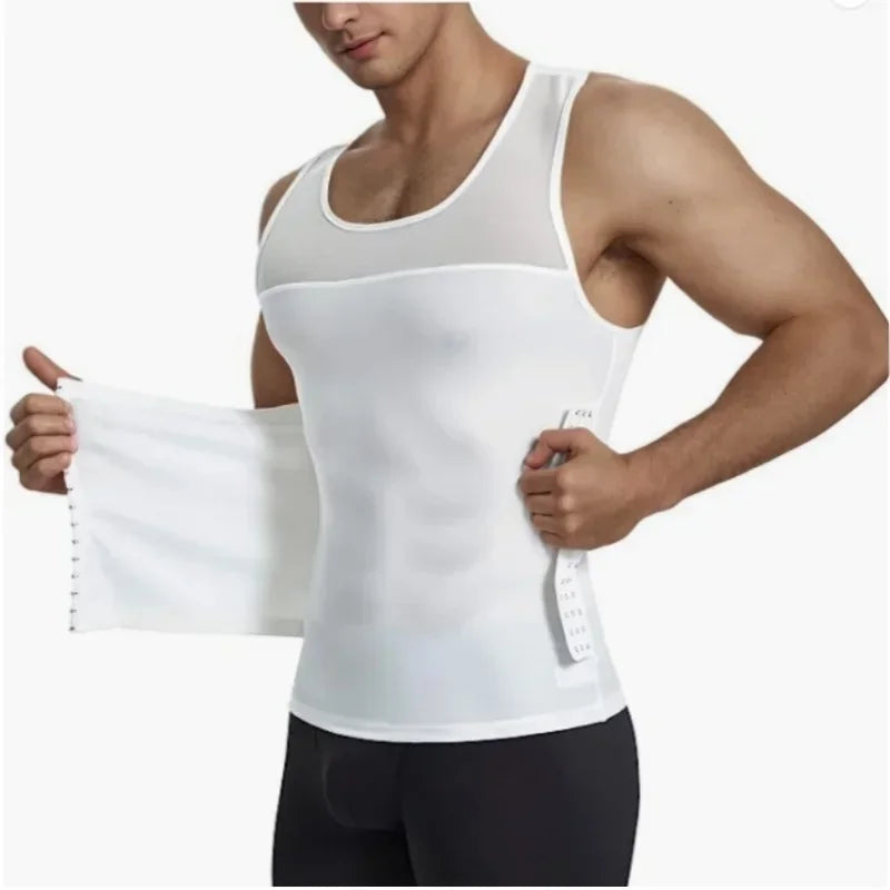 Men's Body Shaper Compression Vest Abdomen Shapewear Tummhttps://admin.shopify.com/store/3rvc1t-te/productsy Slimming Sheath Gynecomastia Shapers Corset Waist Trainer Fajas Tops