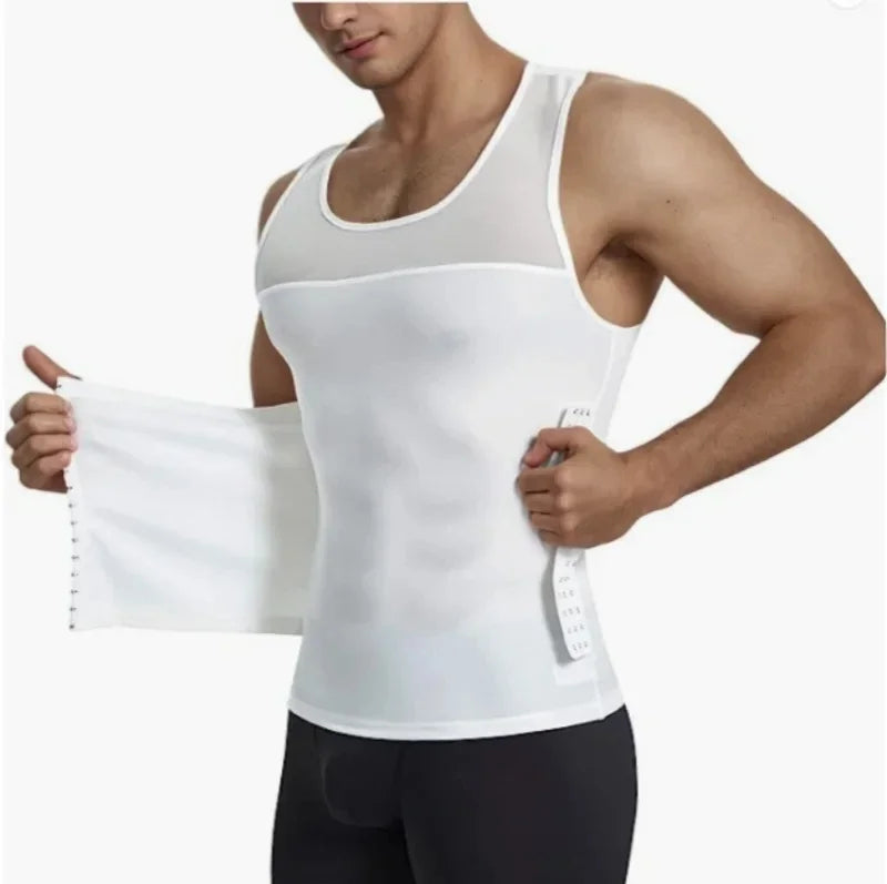 Men's Body Shaper Compression Vest Abdomen Shapewear Tummhttps://admin.shopify.com/store/3rvc1t-te/productsy Slimming Sheath Gynecomastia Shapers Corset Waist Trainer Fajas Tops