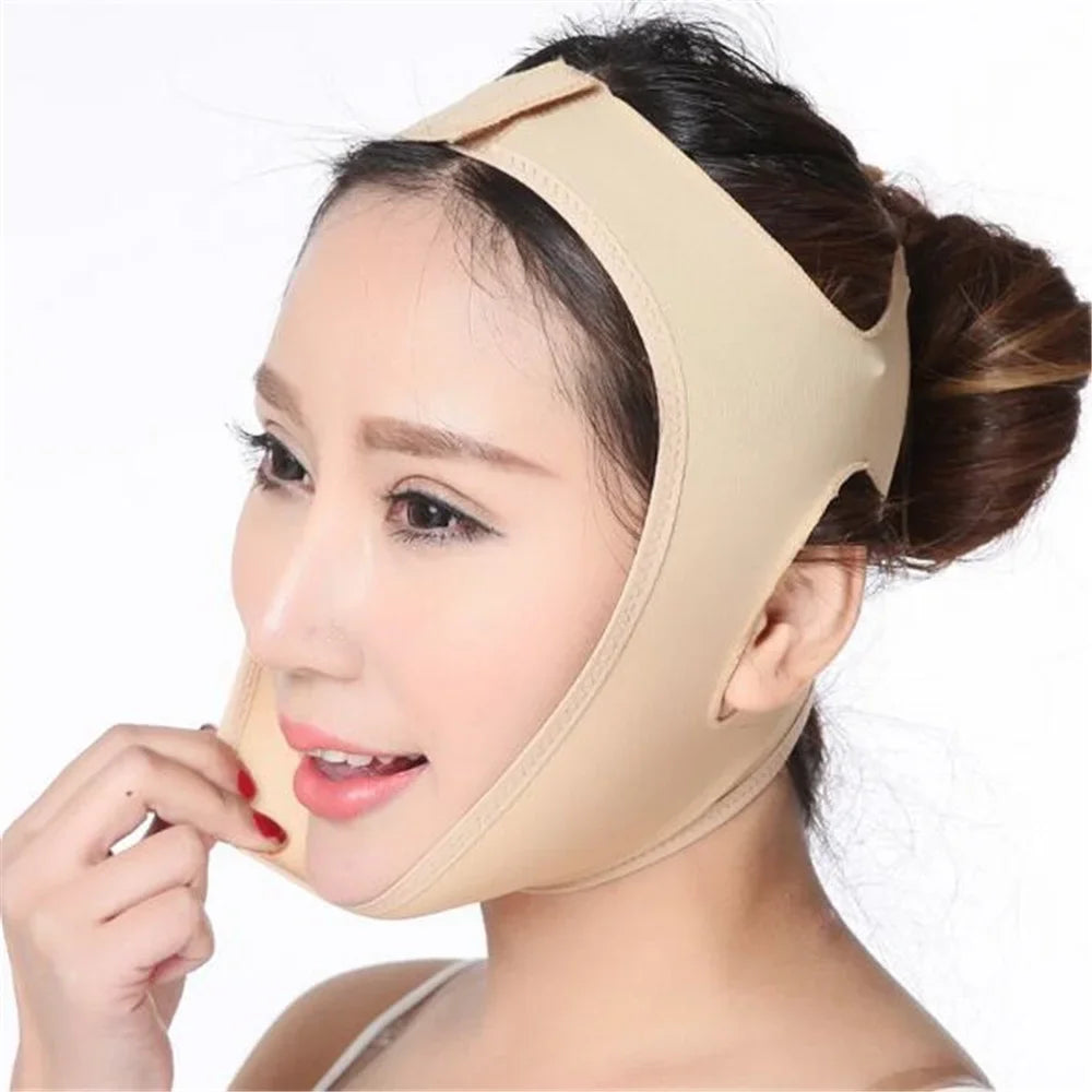 Elastic Facial Slimming Bandage V-line Face Shape Female Chin Cheek Lift Belt Facial Massage Belt Facial Skin Care Tool Beauty
