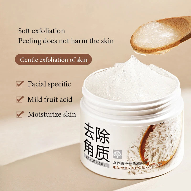 BIOAQUA White Rice Face Exfoliating Gel Moisturizing Cream Nourishing skincare Facial Scrub Facial Cream Skin Care