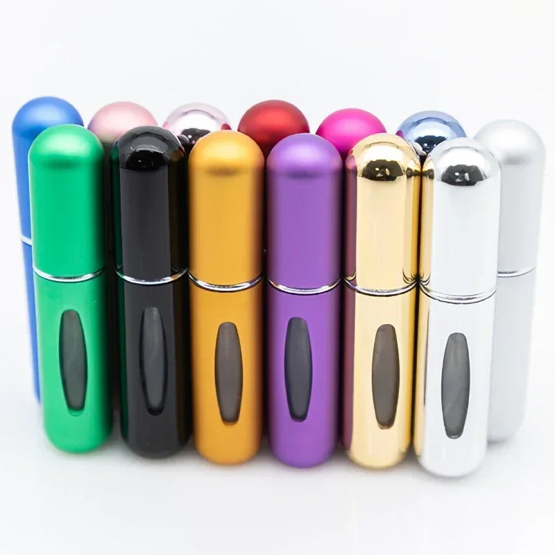5ml Portable Refillable Perfume Bottle Liquid Empty Container Mini Aluminum Spray Alcochol Atomizer for Travel