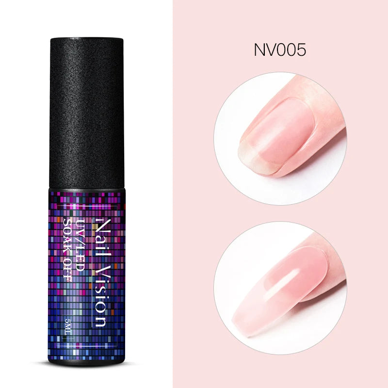 8ml Milky White Quick Extension Nail Gel Polish Soak Off UV/LED Long Lasting Building Nail Art Gel Varnish for Nails Manicure