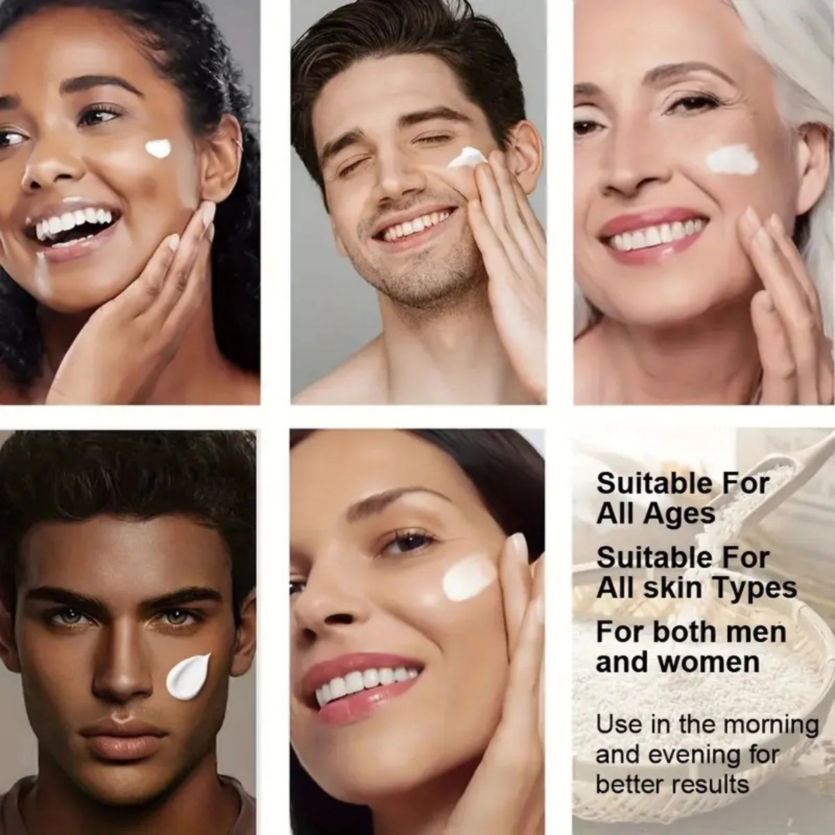 Vitamin C Moisturizing Face Cream for All Skin Types Hydrating Skin Care Beauty Products.