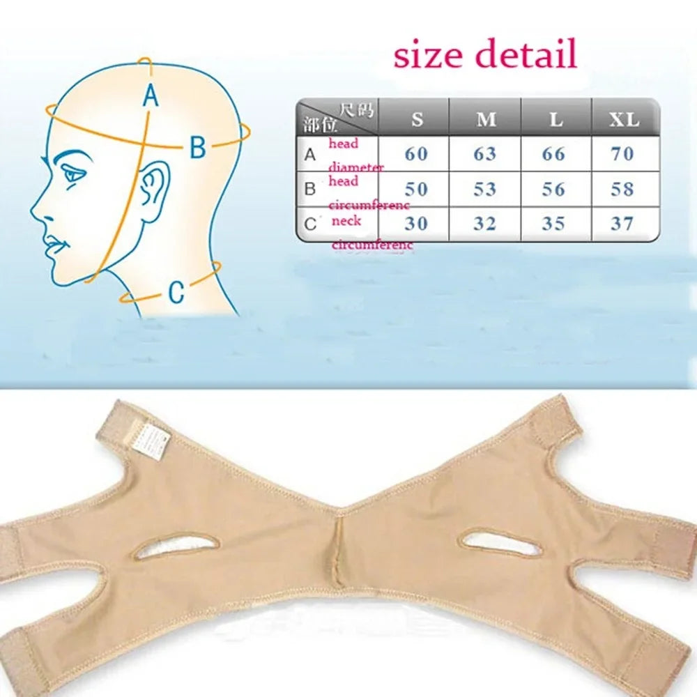 Elastic Facial Slimming Bandage V-line Face Shape Female Chin Cheek Lift Belt Facial Massage Belt Facial Skin Care Tool Beauty