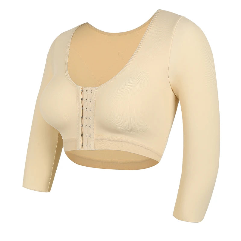 Shaper Tops for Women Flabby Arms Compression Post Surgery Front Closure Bra Cropped Tank Top Shapewear Back Support Body Shaper