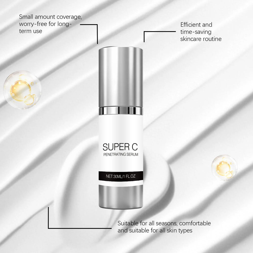Vitamin C Facial Serum Mild Moisturize Deep Penetrating Improve Fine Line Relief Rough Strengthen Skin Barrier Skincare Essence