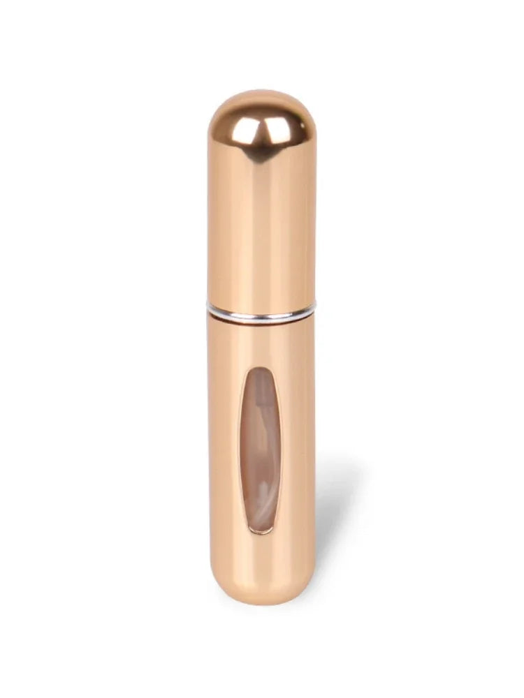 5ml Portable Refillable Perfume Bottle Liquid Empty Container Mini Aluminum Spray Alcochol Atomizer for Travel