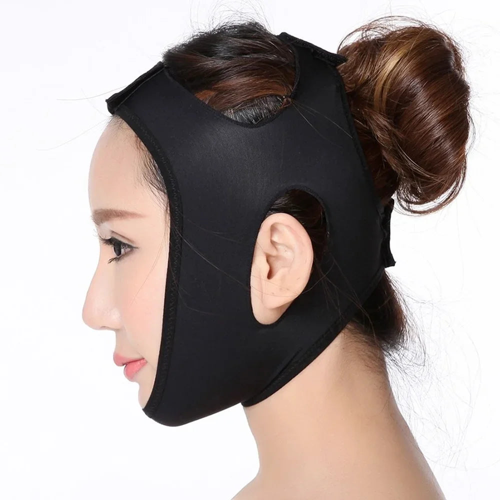 Elastic Facial Slimming Bandage V-line Face Shape Female Chin Cheek Lift Belt Facial Massage Belt Facial Skin Care Tool Beauty