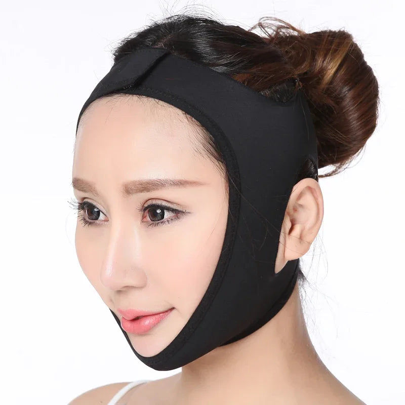 Elastic Facial Slimming Bandage V-line Face Shape Female Chin Cheek Lift Belt Facial Massage Belt Facial Skin Care Tool Beauty