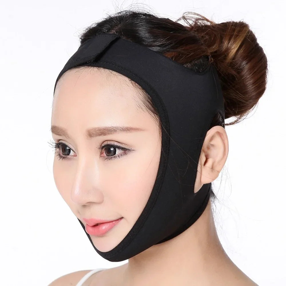 Elastic Facial Slimming Bandage V-line Face Shape Female Chin Cheek Lift Belt Facial Massage Belt Facial Skin Care Tool Beauty